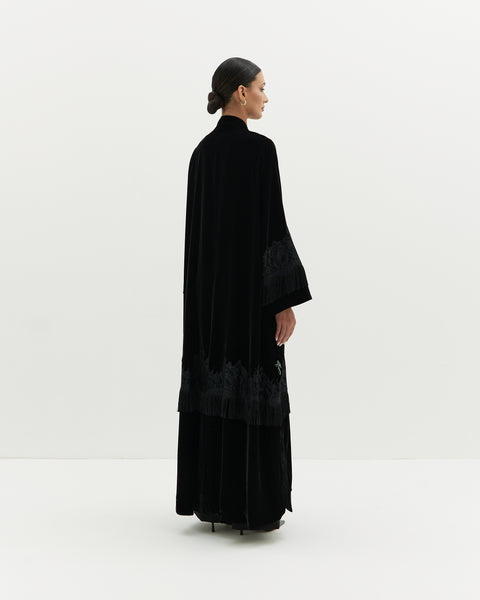 Laced Fringe - Velvet