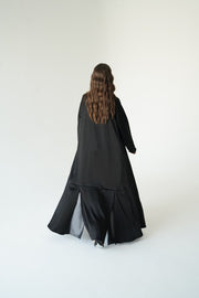 Black and Gray Silk