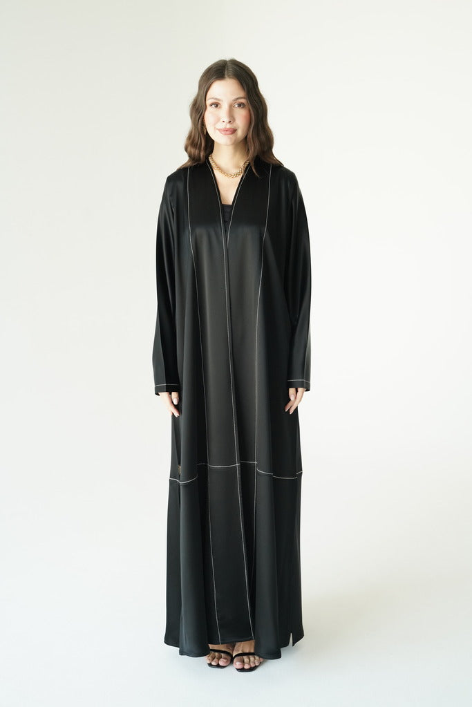 Black and Pink Silk