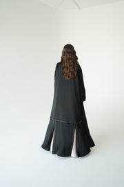 Black and Pink Silk