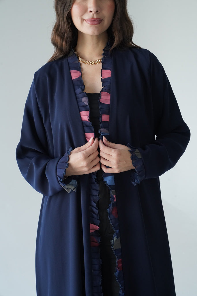 Blue Ploka Ruffles