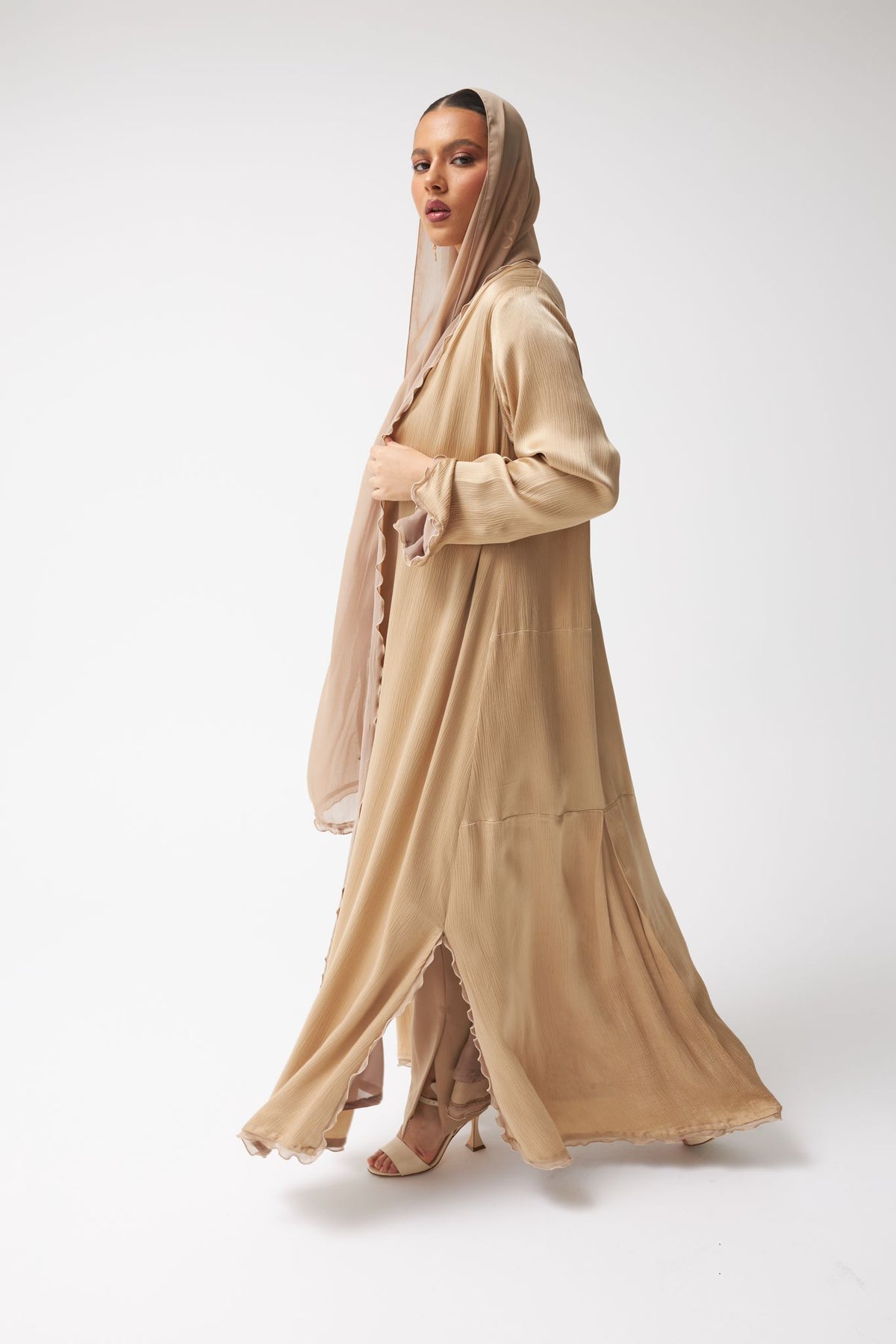Beige Ruffles