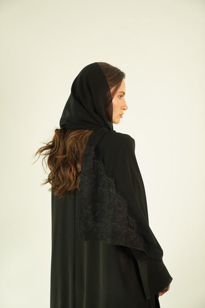 Black Dentail Silk