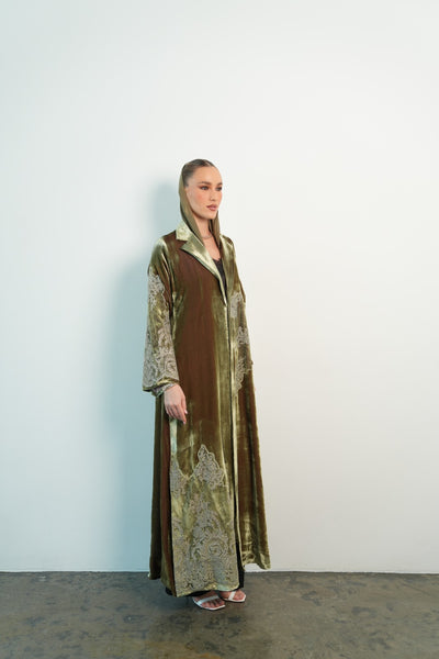 11 - olive green velvet