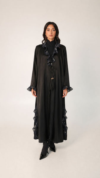 Midnight blue ruffles