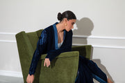 Blue Velvet-Organza