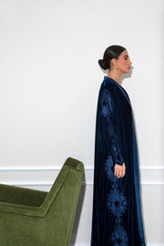 Blue Velvet-Organza